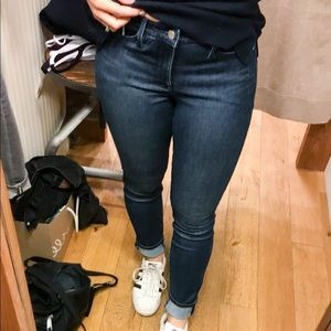 Athleta Sculptek Skinny Jean Overdye Wash